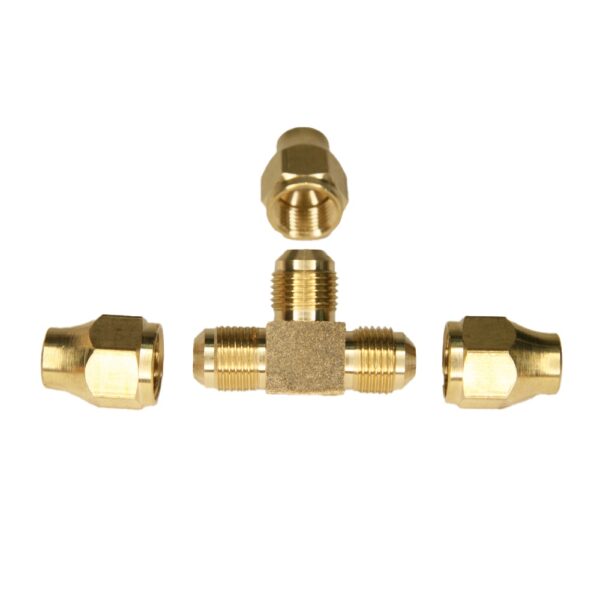 LP2353 - TEE Brass 3/8 SAE Compression - 2C