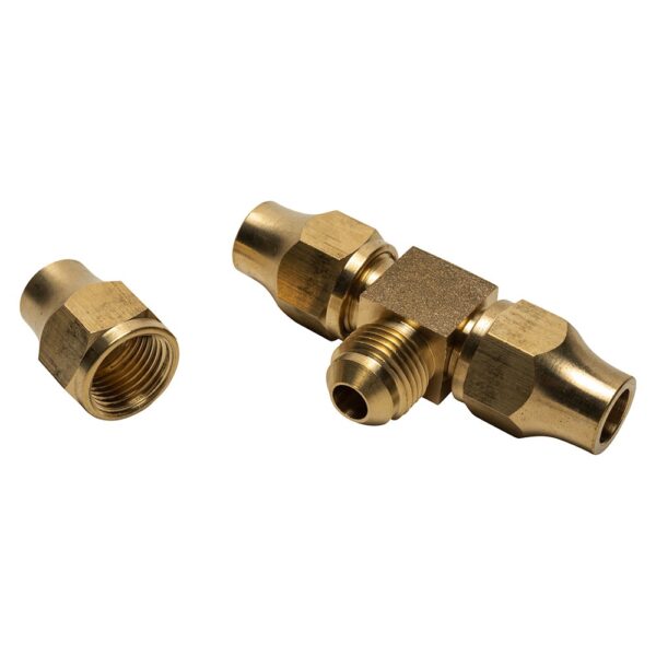 LP2353 - TEE Brass 3/8 SAE Compression - 2C