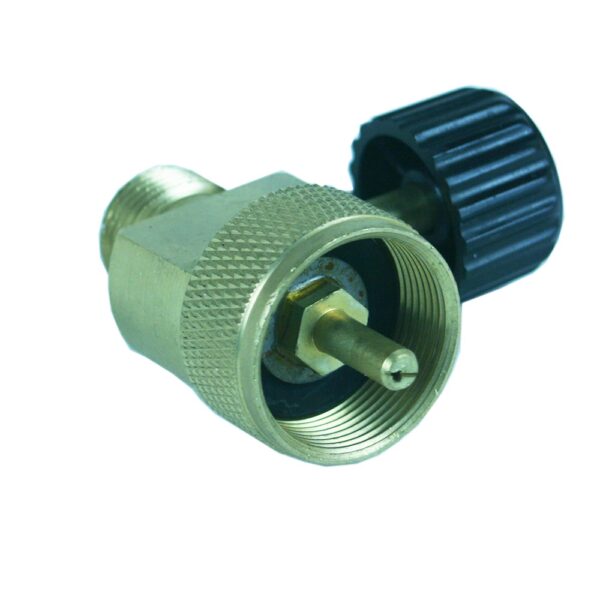 GM093 - Adaptor Valve 1-20 UNEF Cartridge to 3/8 LH Outlet - 2A
