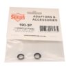190-3P - O'Ring 2 Pack Nitrile Rubber (8167, 89057, 1095-2, AD9-02) Cyl end 3/8 LH hoses - 4B