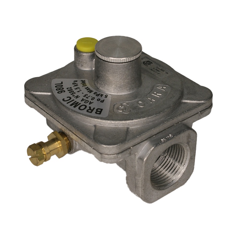 980NG - NG Gov 262.5Mj/Hr .8-1.5kPa 3/4 x 3/4 FI BSP Max 5kPa inlet