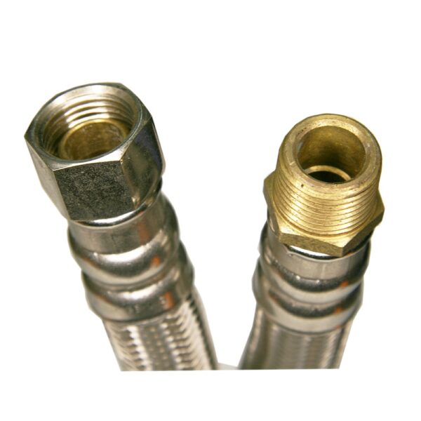 1212151500 - Hose SS 1/2 x 1/2 Internal Spring 1500mm - 5D