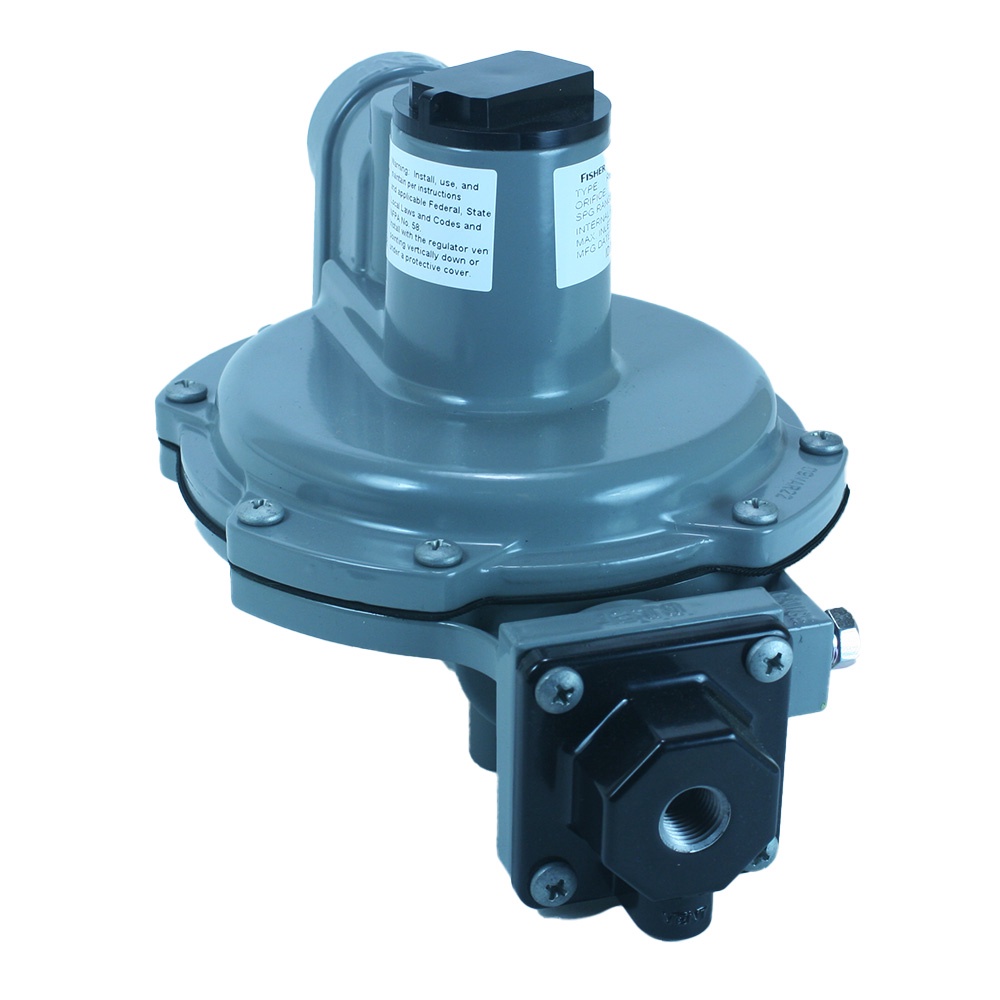 R632CFF - Integral 2 Stage Regulator LPG 950mJ/hr 1/4 NPT Inlet x 3/4 NPT Outlet