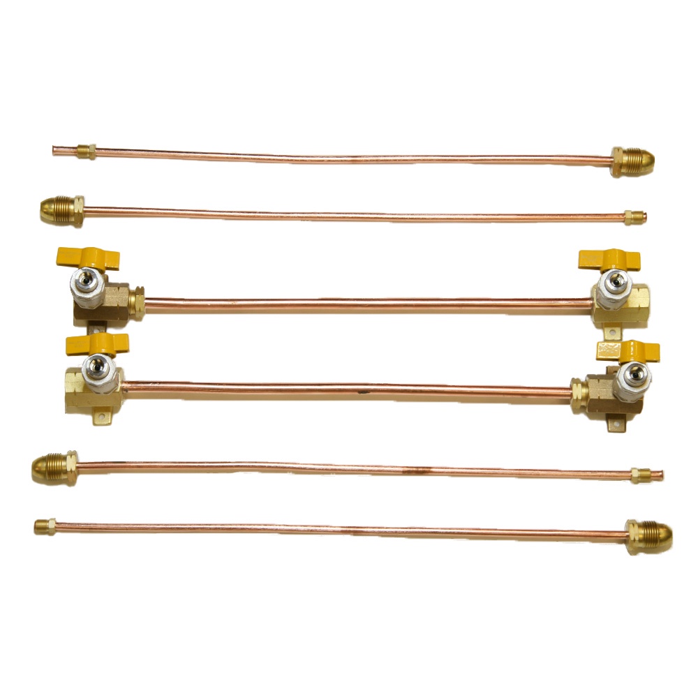 3000 - 4 Cyl Manifold with Valves & Pigtails - 4C