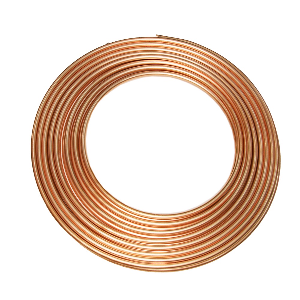 CT38MT - 3/8 Copper Tube per m 9.52mm ODX 0.91mm WT