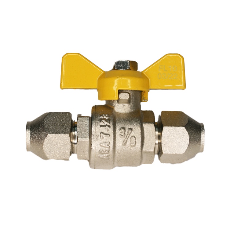 THC38SAE - Tee Handled Cock 3/8 SAE 3/8 SAE Copper to Copper - 2A