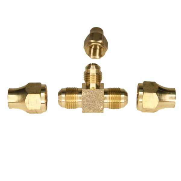 LP2355 - 3/8 x 3/8 x 5/16 Copper Tee - 2C