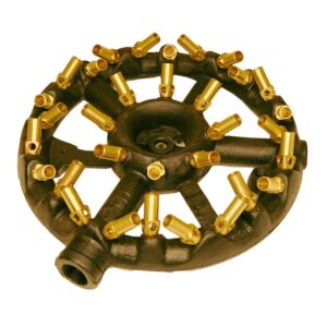 JK32LP - Large Rambo Jet Burner 3/4' 32 Nozzle 118 Mj/hr 260 x 65 mm - 9D