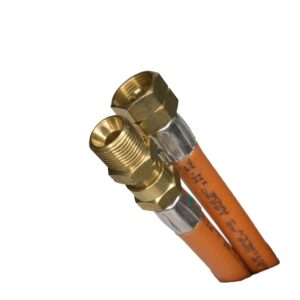 VGC2000HE - Hose 2m 3/8 BSP LH Nut to 3/8 BSP Left Hand M - 3B