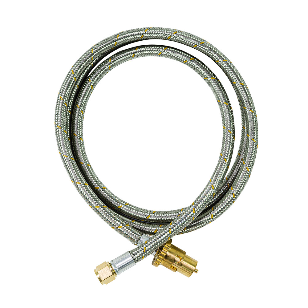 APH2038 - Hose SS Bayonet x 3/8 SAE F Flare 2000mm - 6A