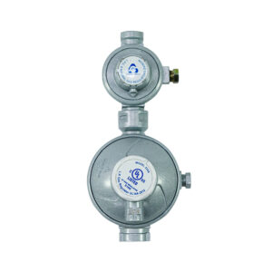 R524250 - Regulator LPG  2 Stage 250Mj/Hr  Inlet 1/4" NPT FI Outlet 3/8" BSP FI Inc Bracket - OS1