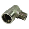 BAS1 - Bayonet Socket Chrome 90deg  1/2 BSP M - 5A