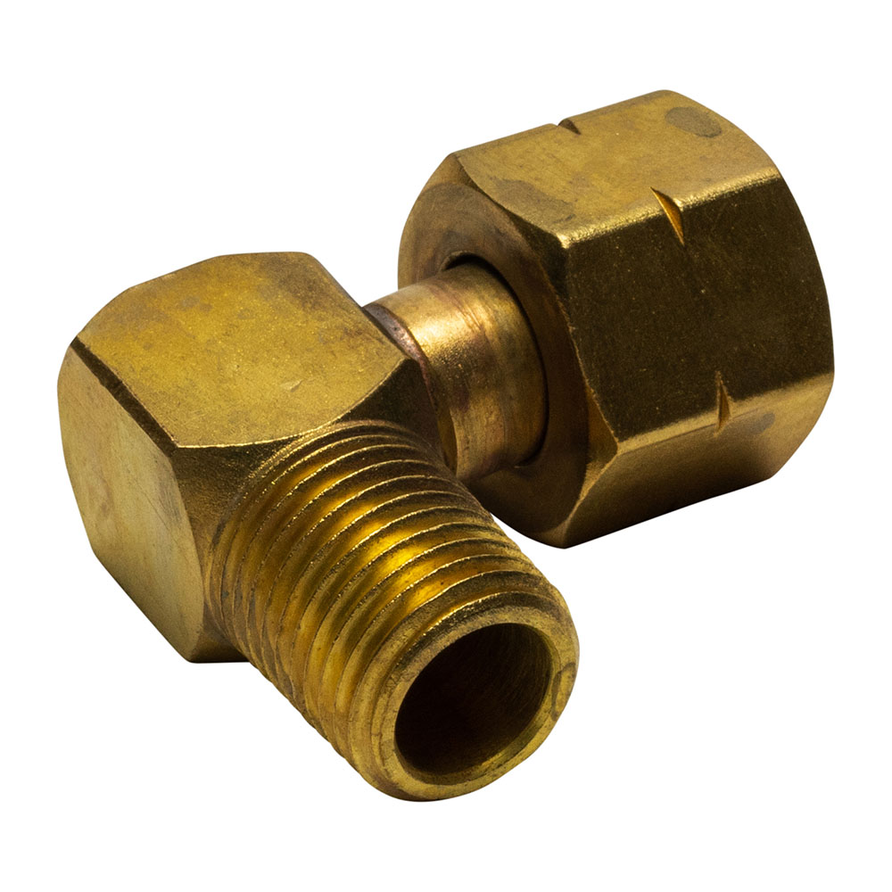 CSI/02E - Adaptor 3/8 BSP LH x 1/4 M BSP Elbow - 9B