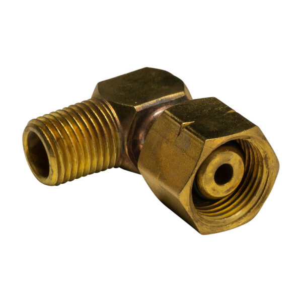 CSI/02E - Adaptor 3/8 BSP LH x 1/4 M BSP Elbow - 9B