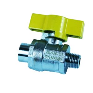 THC71614 - Ball Valve 7/16 Inv Flare to 1/4 NPT MI