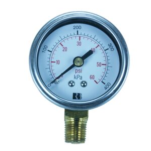 400KPA - Gauge 0-400kPa 1/4 NPT inlet - 7A