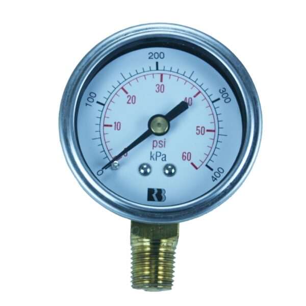 400KPA - Gauge 0-400kPa 1/4 NPT inlet - 7A
