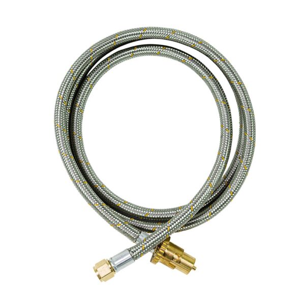 APH2038 - Hose SS Bayonet x 3/8 SAE F Flare 2000mm - 6A