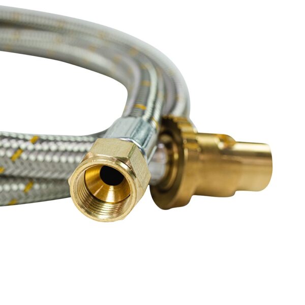 APH1238 - Hose SS Bayonet x 3/8 SAE F Flare 1200mm - 6A