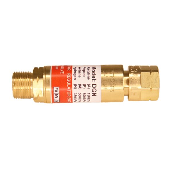 FRSF3 - Flash Back Arrestor Regulator End (TESUCO) 3/8 LH M&F