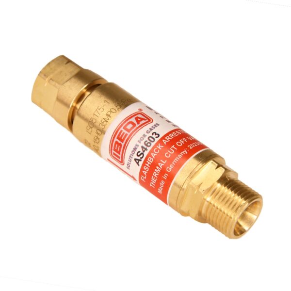 FRSF3 - Flash Back Arrestor Regulator End (TESUCO) 3/8 LH M&F