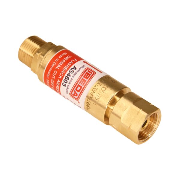 FRSF3 - Flash Back Arrestor Regulator End (TESUCO) 3/8 LH M&F