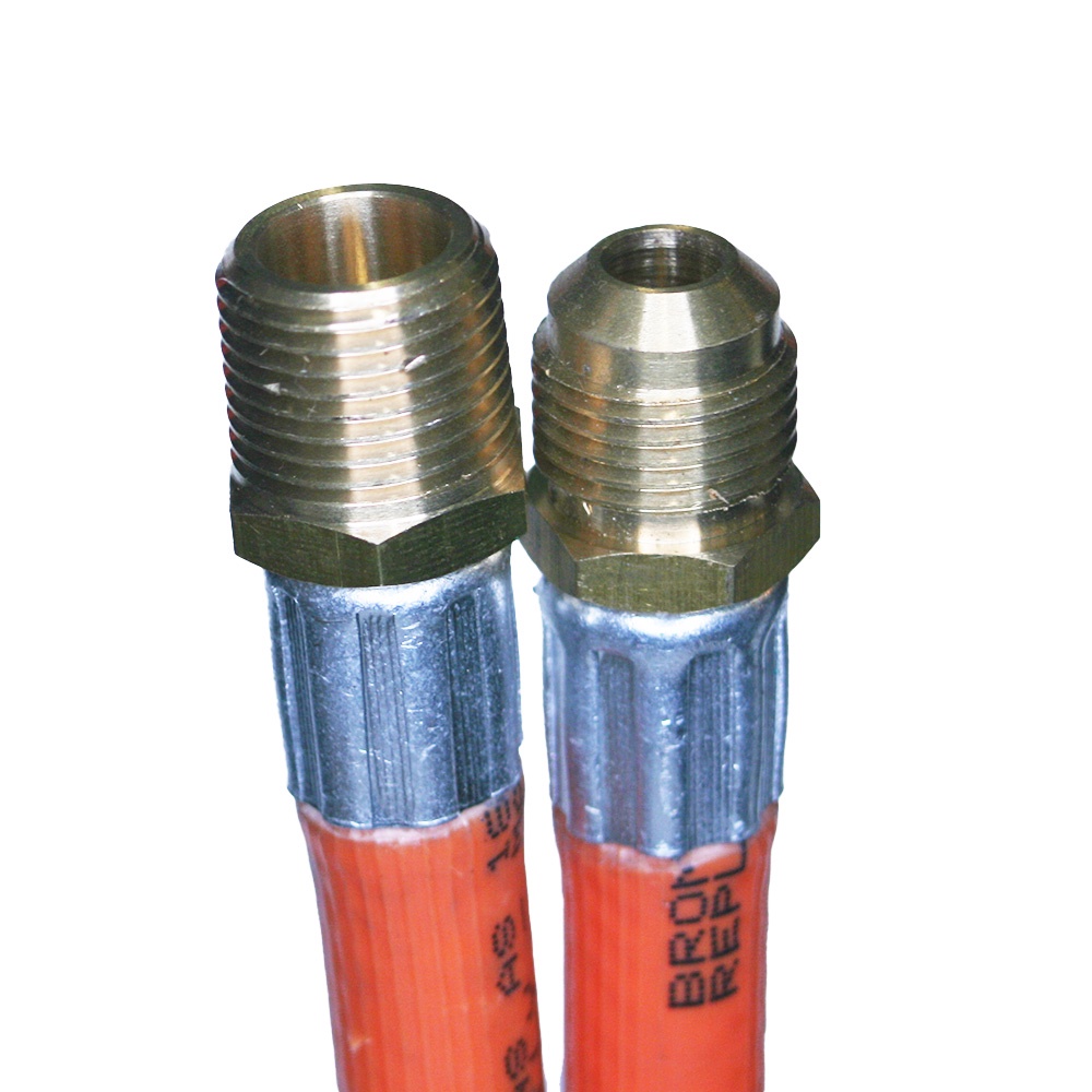 R38C - 3/8 SAE M Flared X 3/8 M BSP 300mm - 2A