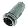 BAS2 - Bayonet Socket Straight 1/2 BSP F inlet with Locking Rings - 5A