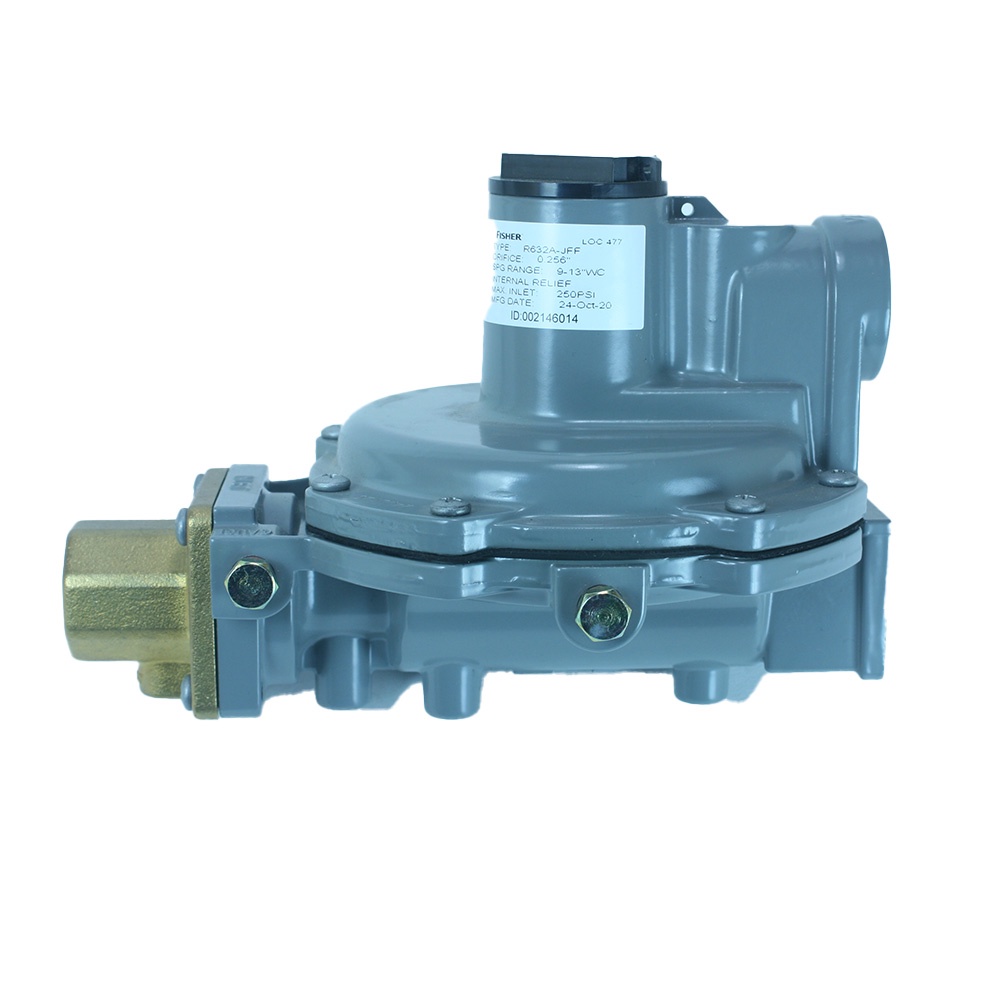 R632JFF - Regulator Integral 2 Stage Regulator  F POL x 3/4 NPT Outlet 850mj/hr  - 6B